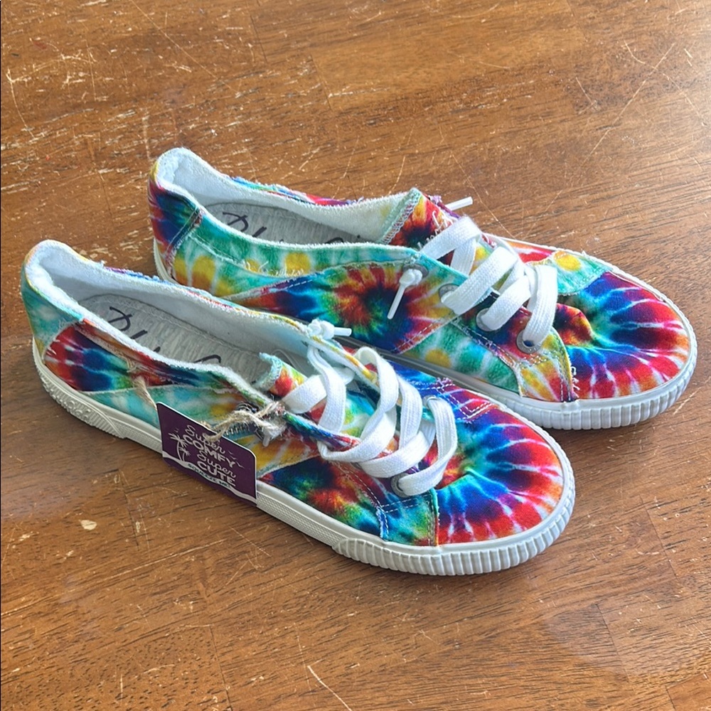 Colorful Tie-Dye Sneakers